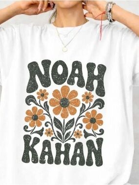 Retro Floral Graphic T‑Shirt, Vintage Boho Flower Music Fan Tee.